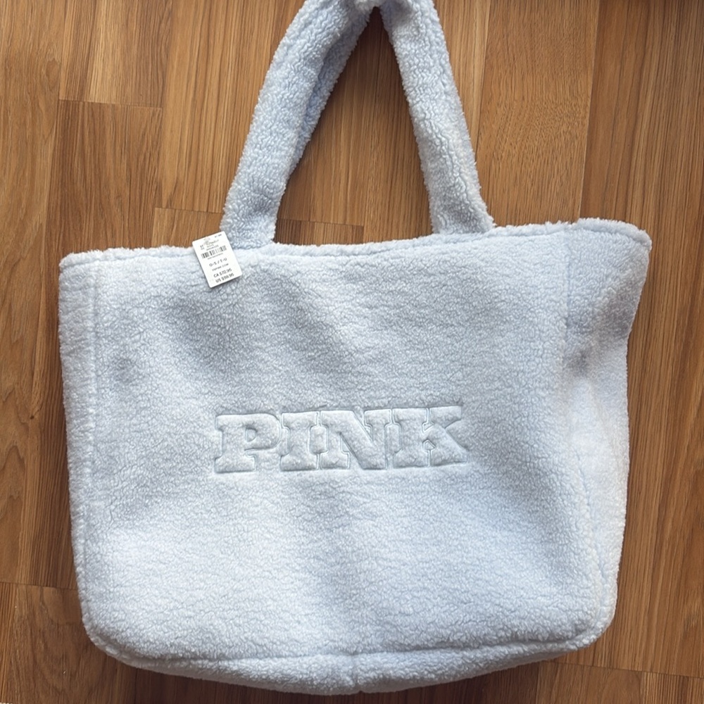 NWT cozy PINK tote